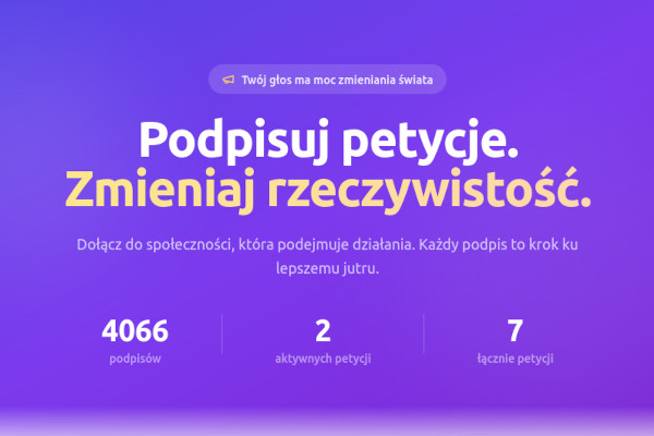 Portal petycji
